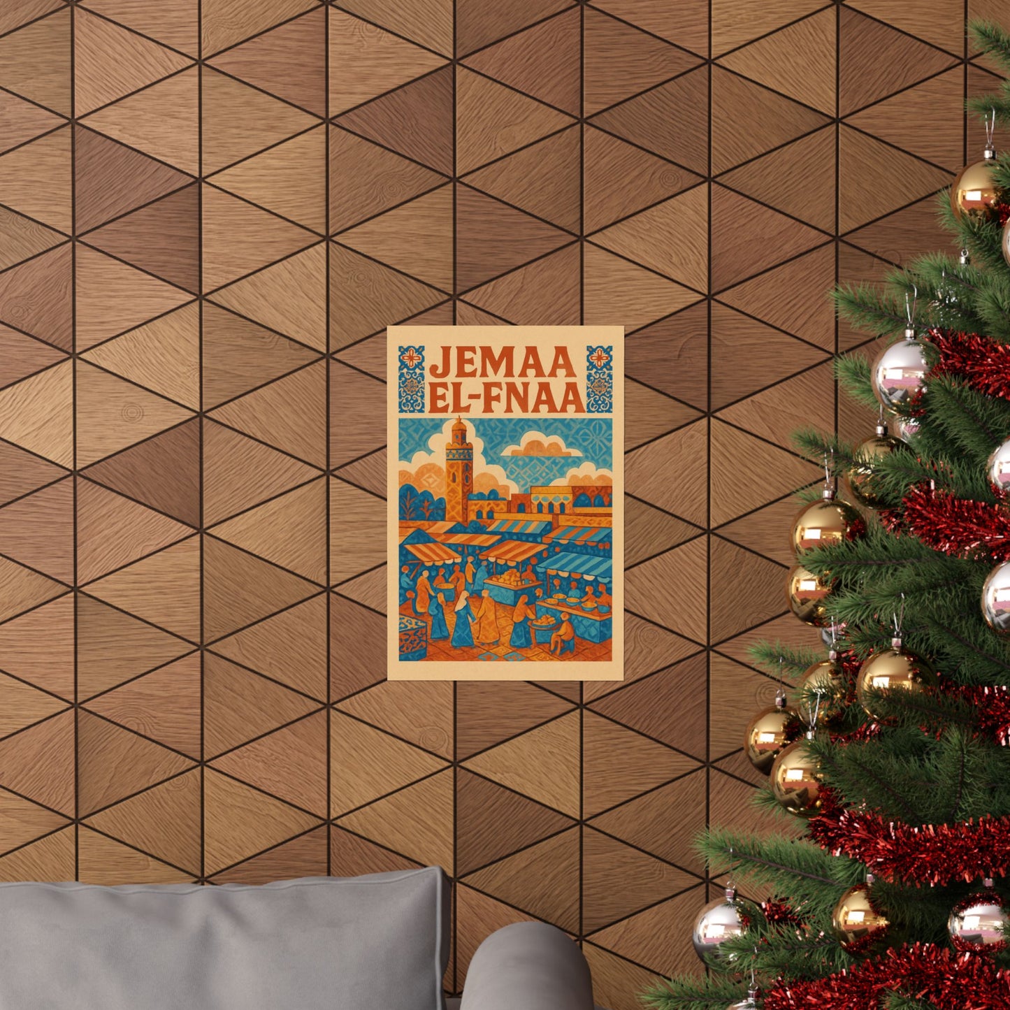 Vertical Poster - Marrakesh Design