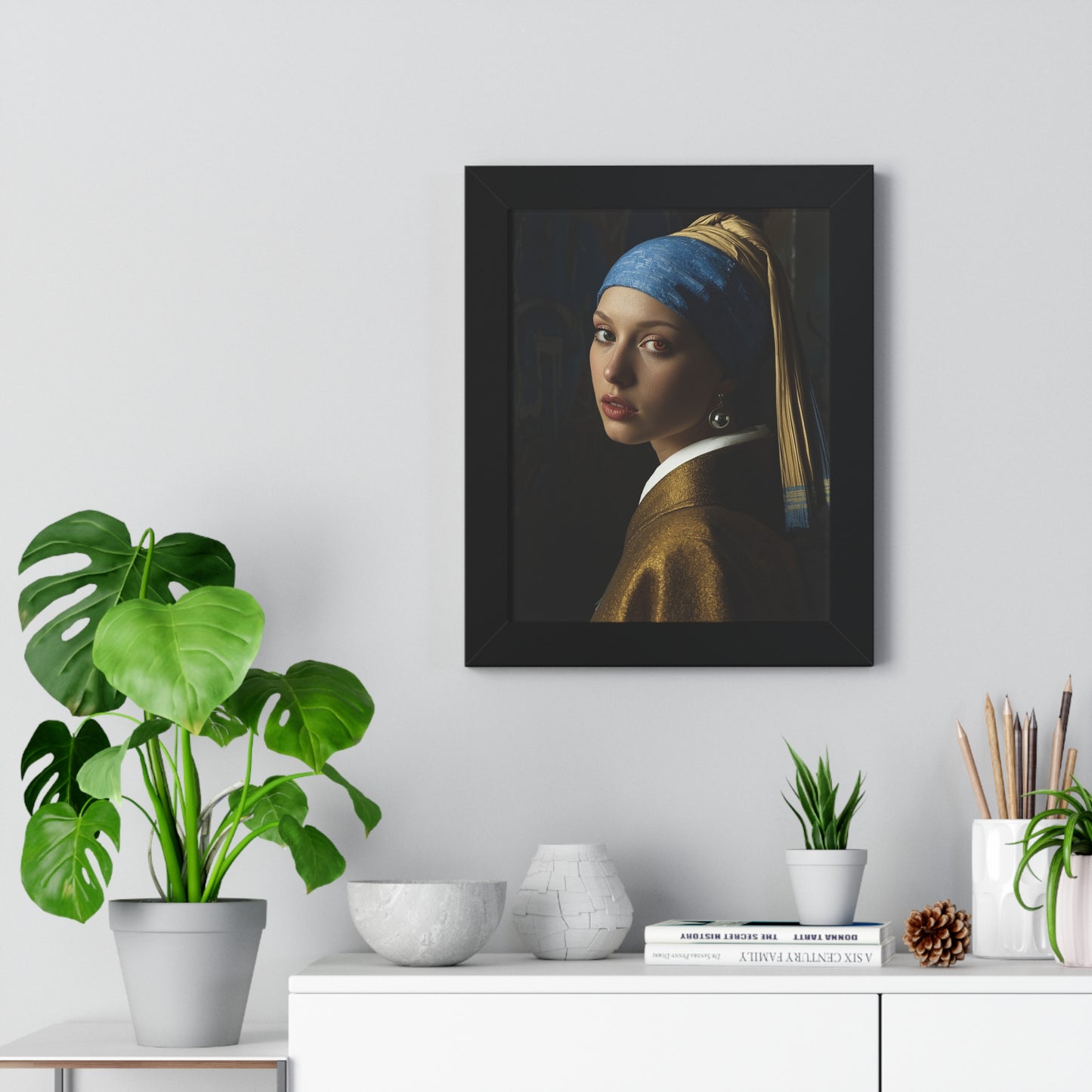 Elegant Framed Vertical Poster, Art Print, Home Decor, Gift for Art Lovers, Modern Wall Art, Gallery Style