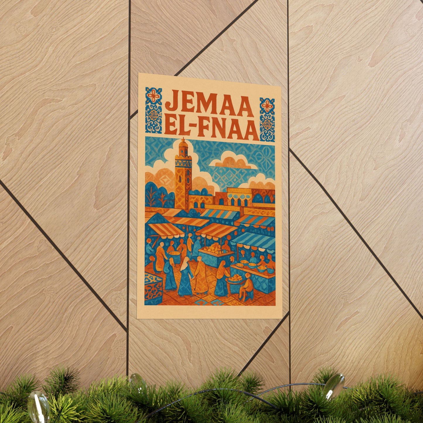 Vertical Poster - Marrakesh Design