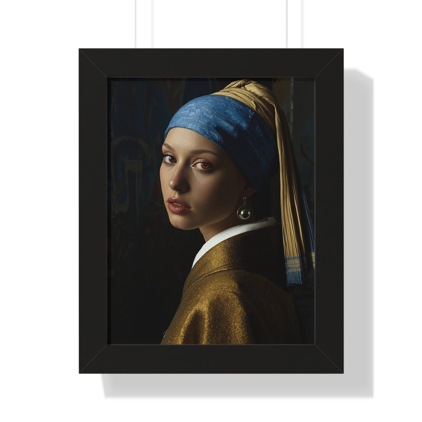 Elegant Framed Vertical Poster, Art Print, Home Decor, Gift for Art Lovers, Modern Wall Art, Gallery Style