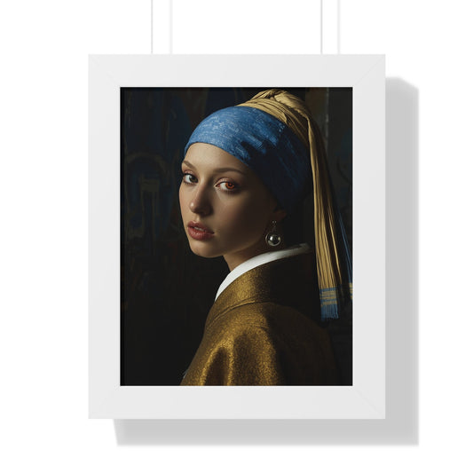 Elegant Framed Vertical Poster, Art Print, Home Decor, Gift for Art Lovers, Modern Wall Art, Gallery Style