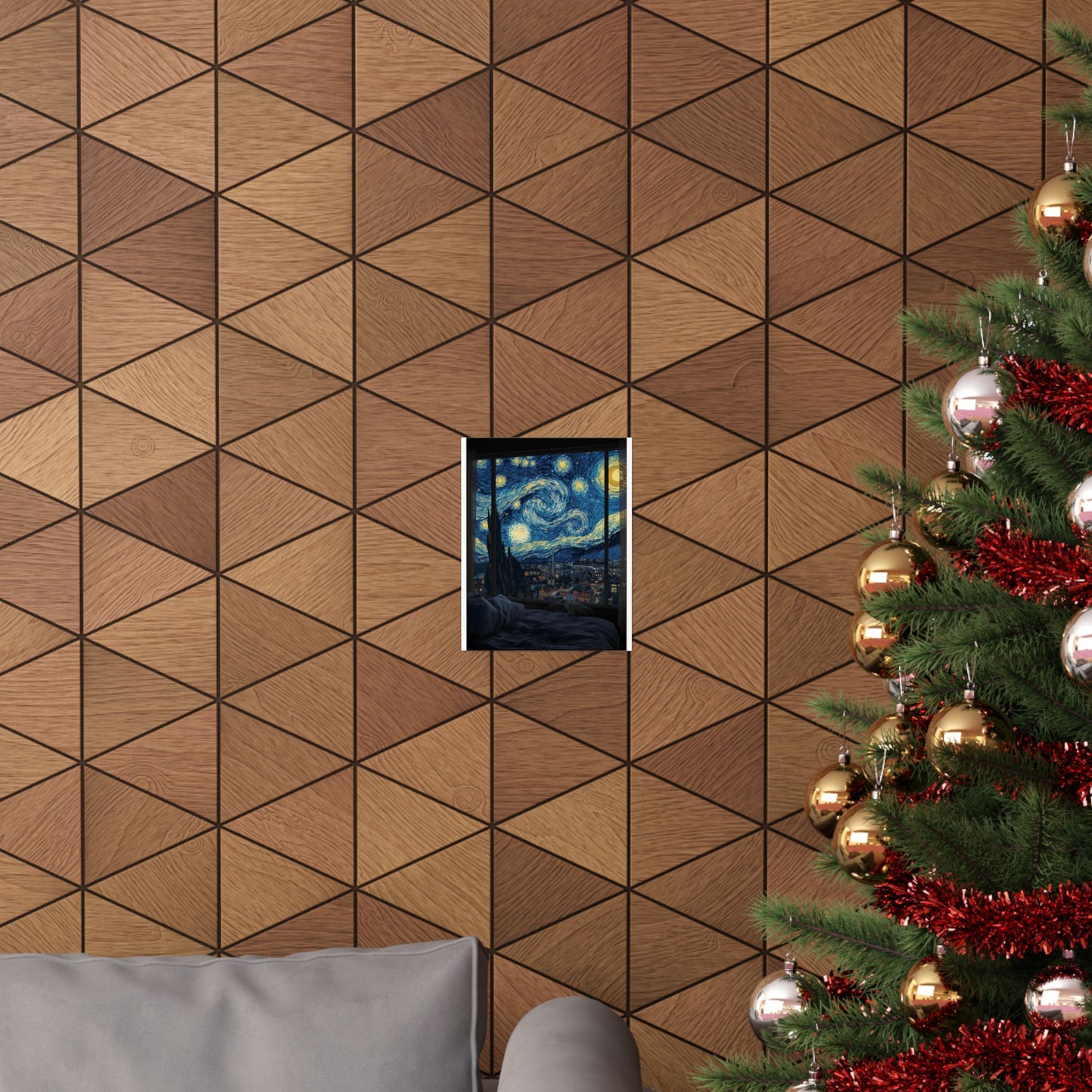 Starry Night Matte Vertical Poster, Art Print, Interior Decor, Wall Art, Unique Gift, Home Aesthetic
